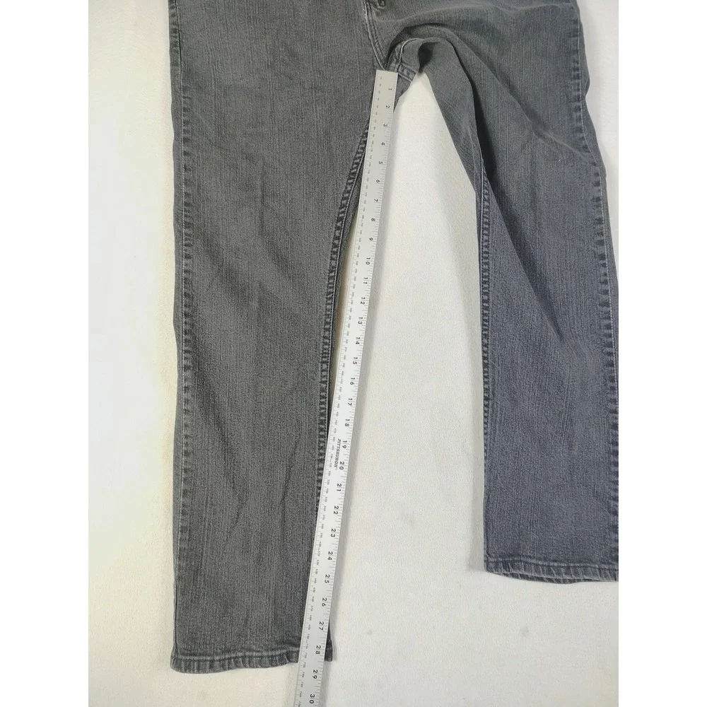 Timberland Jeans Mens 38 Gray‎ Charcoal Wash Straight Stretch Denim Streetwear